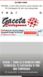 Mobile Screenshot of gacetacartagonova.com